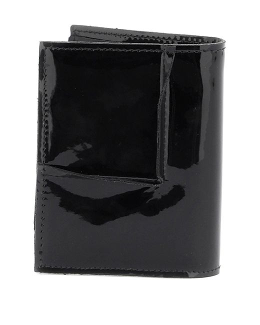 Portefeuille de portefeuille de Garcons Bifold Portefeuille en cuir en cuir dans Comme des Garçons pour homme en coloris Black