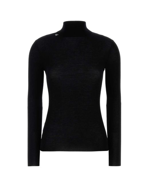 Prada Black Wool Sweater