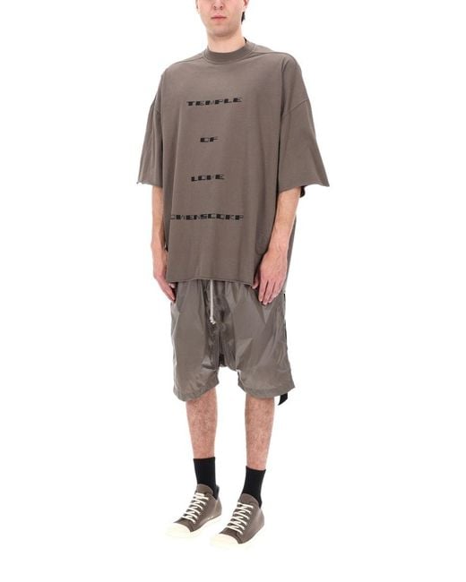 Rick Owens Gray T Shirt "Tommy T"