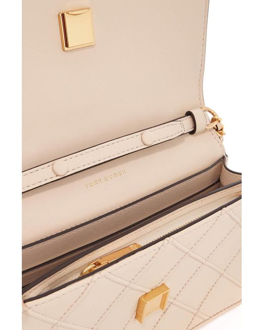 Tory Burch Natural Fleming Crossbody Bag