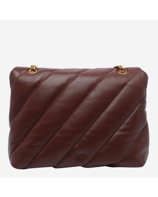 Pinko Brown Big Puff Bag