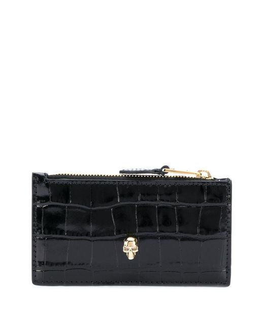 McQueen Black Wallets Cardholders