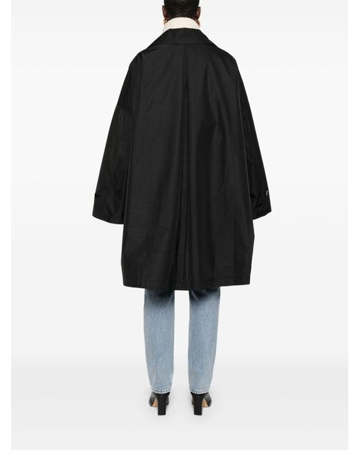 Totême Black Car Coat