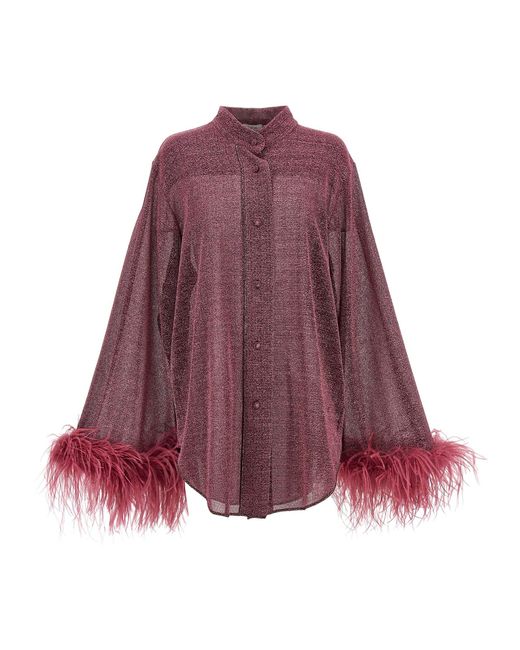 Oseree Purple 'Lumière Plumage' Hemd