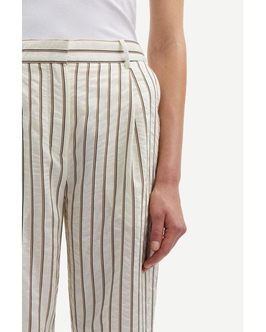 Samsøe & Samsøe White Trousers
