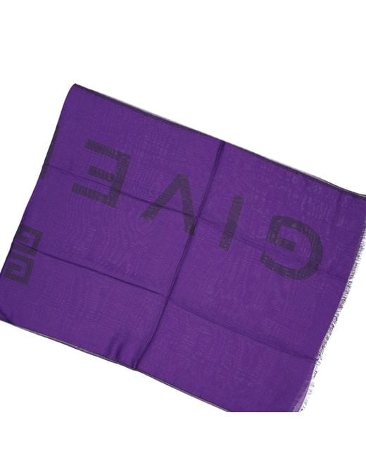 Givenchy Purple Winter Scarves for men