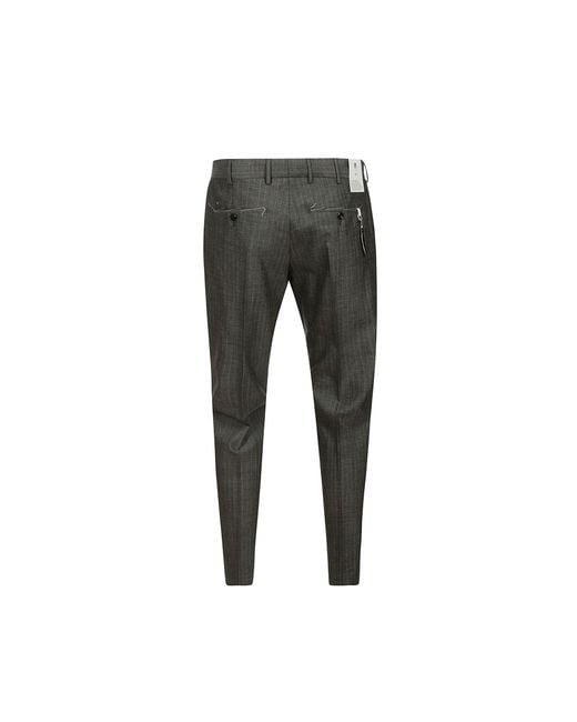 Pt pantalon à rayures en laine PT Torino pour homme en coloris Gray