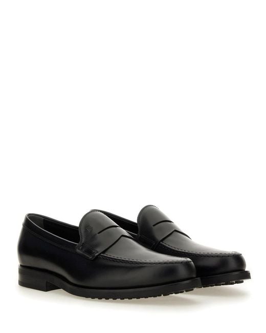 Tod's Black Mocassino