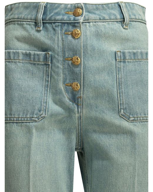 Valentino Green Straight-Leg Jeans