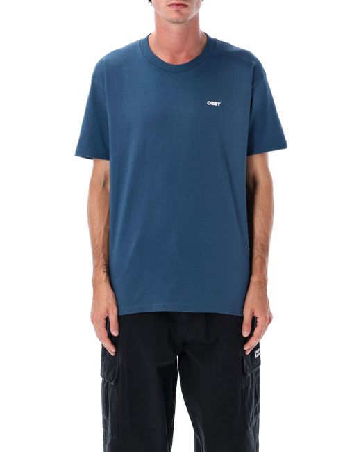 Obey Blue T Shirts And Polos