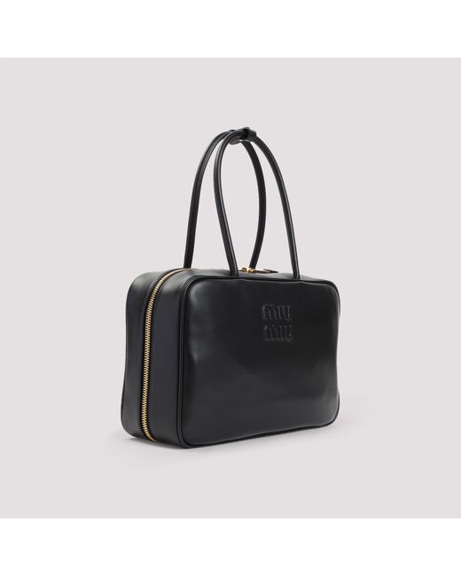 Miu Miu Black Beau Shoulder Bag