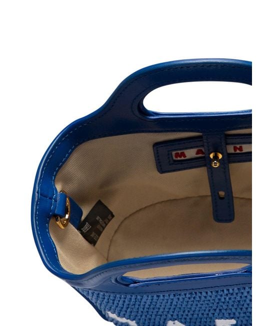 Marni Blue "Tropicalia Micro" Handtasche