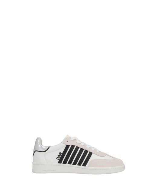 Baskets basses à lacets DSquared² en coloris White