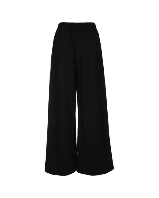 パンツ HARRIS WHARF LONDON Women Palazzo Jogging Trousers Rayon Harris Wharf London Palazzo Jogging Trousers Rayon in Black