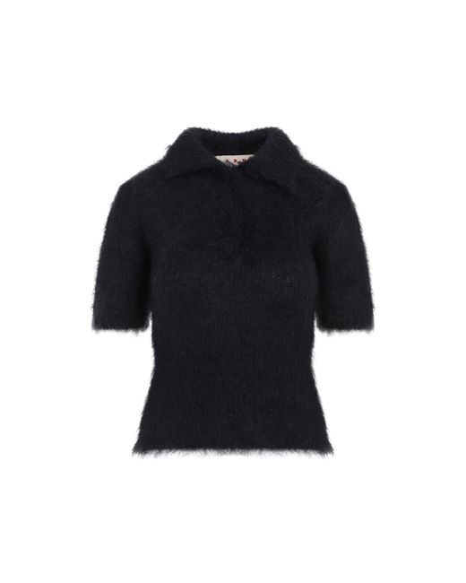 Marni Polo Blauw in het Black