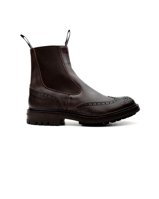 Trampa 's Botas Tricker's de hombre de color Black