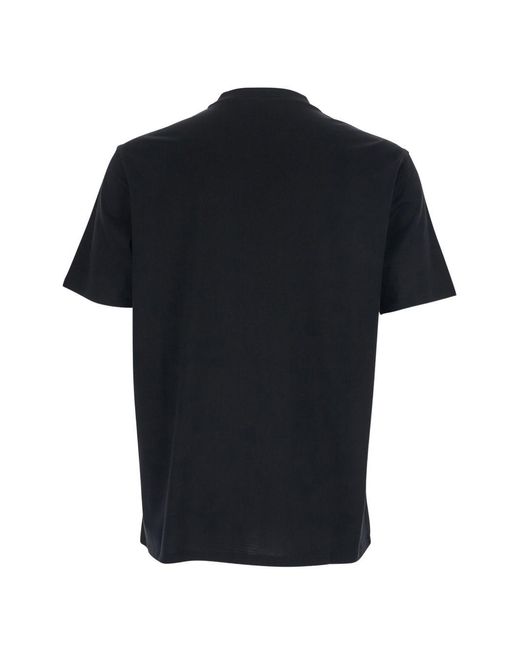 Emporio Armani Black Logo Cotton T Shirt