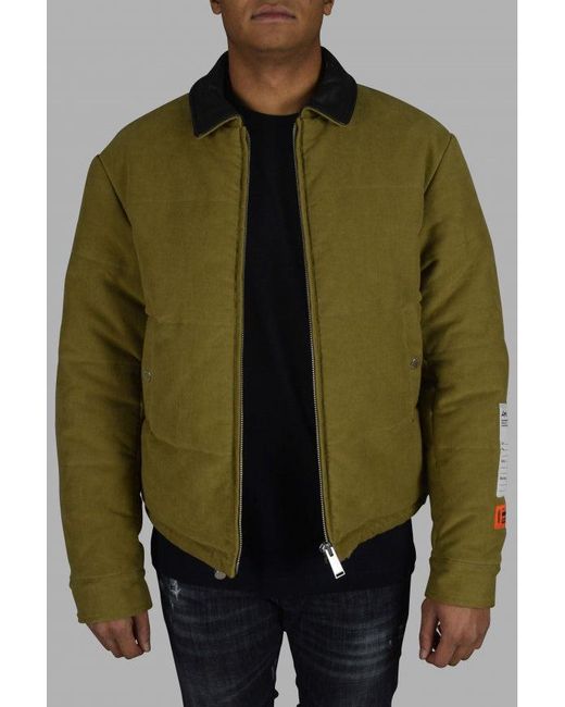 Heron Preston Green Down Jacket