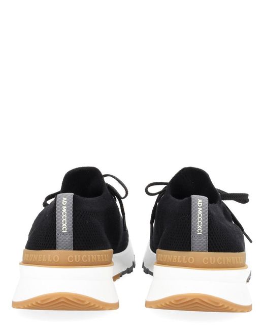 Brunello Cucinelli Black Sneaker Runner for men