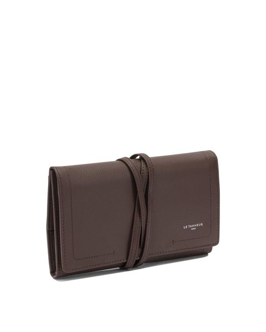Le Tanneur Brown Leather Pouches