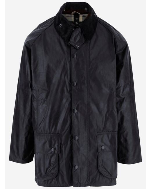 Barbour Black Beaufort Waxed Jacket