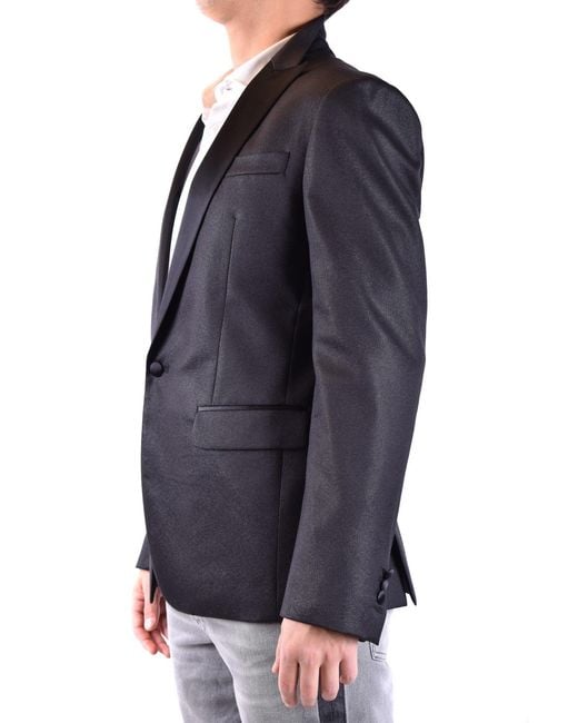 DSquared² Blue Outerwear Jacket