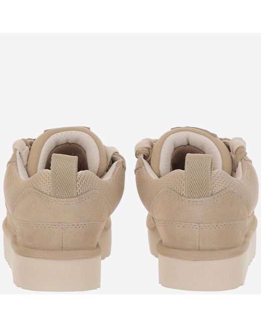 Ugg Brown Sneakers Pelle Tessuto Gomma
