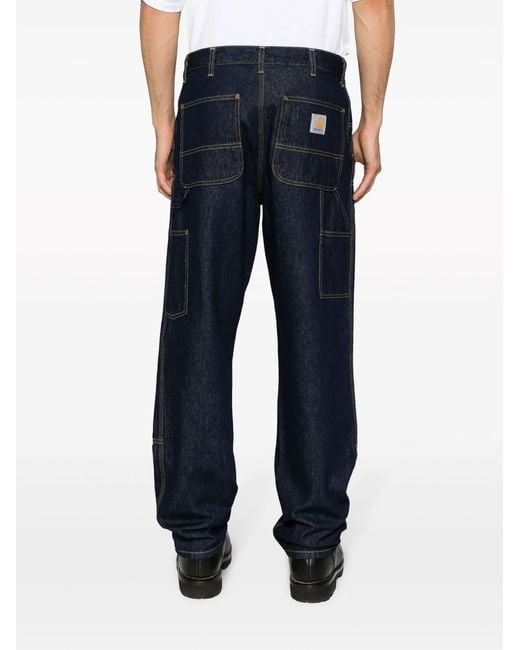 Carhartt Blue Double Knee Pant for men