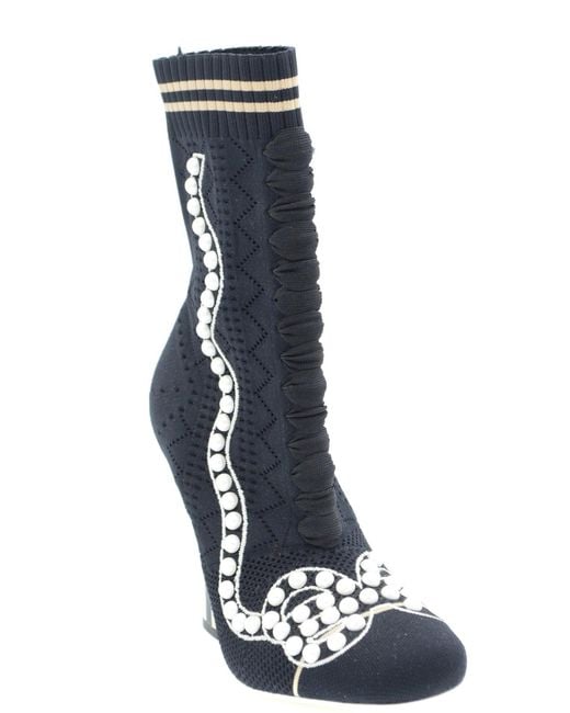 Fendi Blue Booties