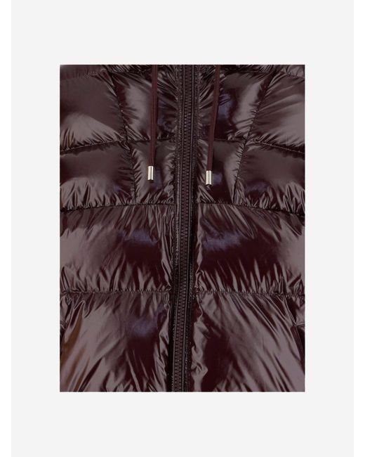 Pinko Brown Nylon gepolstert nach unten