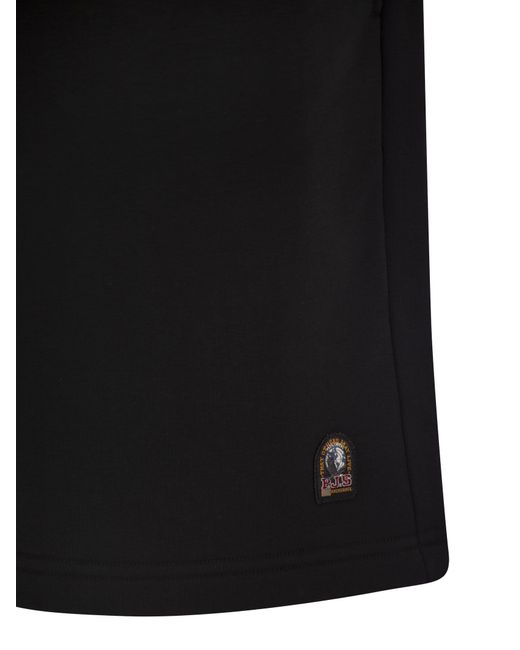 Cairo Easy Cotton Fleece Bermuda Shorts di Parajumpers in Black