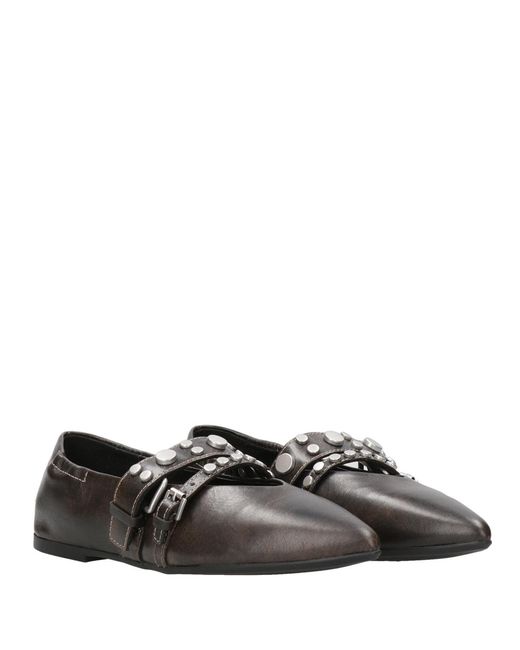 Ash Gray Flat Shoes