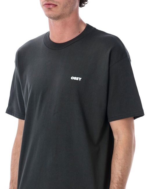 Obey Black T Shirts And Polos for men