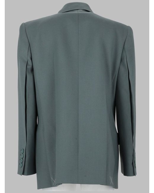 Chloé Green Chic Wool Tailored Jacket