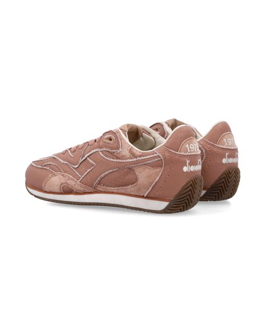 Diadora Pink Heritage Equipe Revenge Dune Used Italia Sneakers