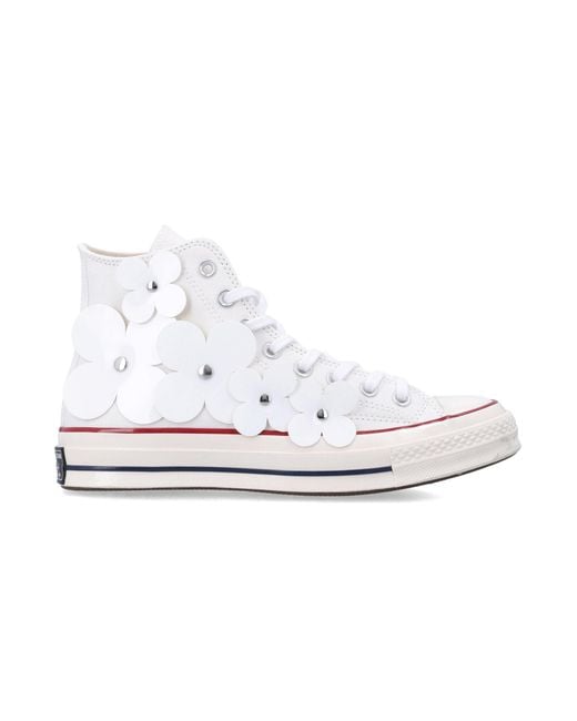 Converse White Chuck 70 3-D Flourish Sneakers