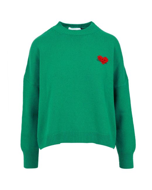 Giada Benincasa Green Pullover Grün