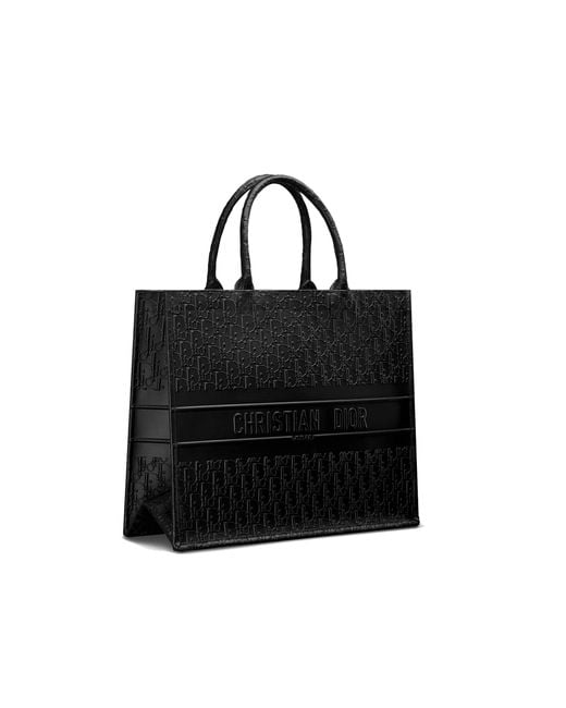 Dior Black Calfskin Tote Bag