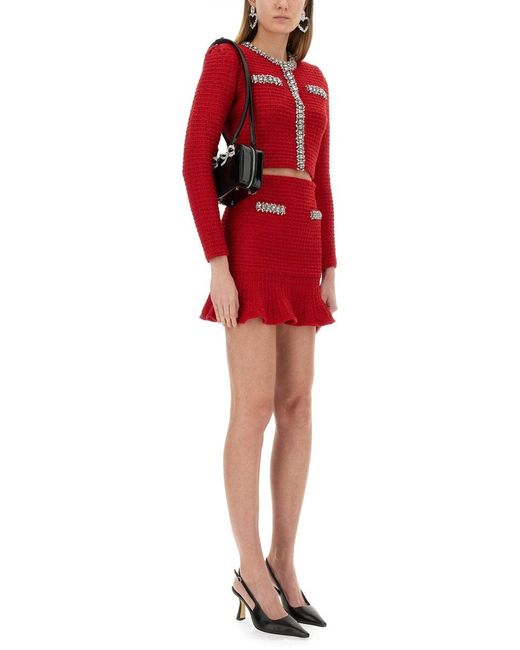 Self-Portrait Red Skirts