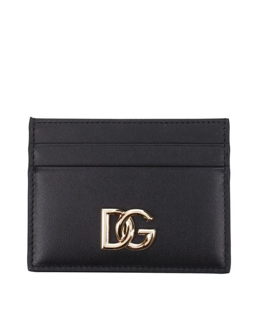 Dolce & Gabbana Black Dolce&Gabbana Document Holder Leather