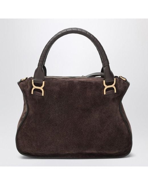 Chloé Brown Chloé Suede Leather Handbag