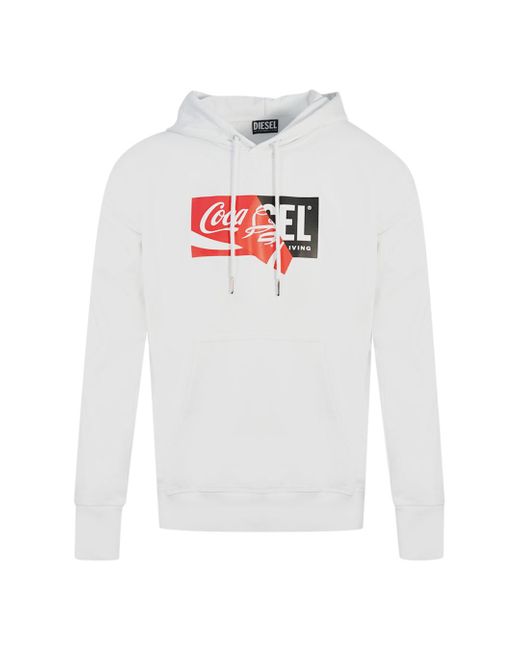 Felpa diesel store uomo bianca