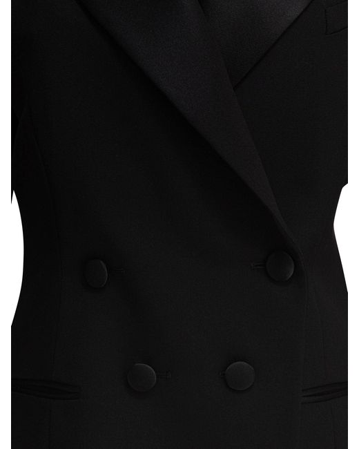 Givenchy Black Blazer With Pleated Back