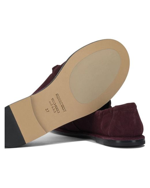 Pomme D'or Purple Loafers & Slippers Bordeaux