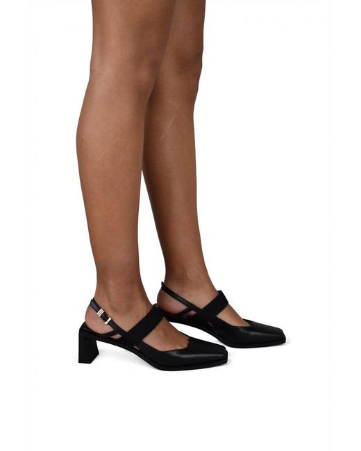 ANEST COLLECTIVE Black Kidskin Sandals