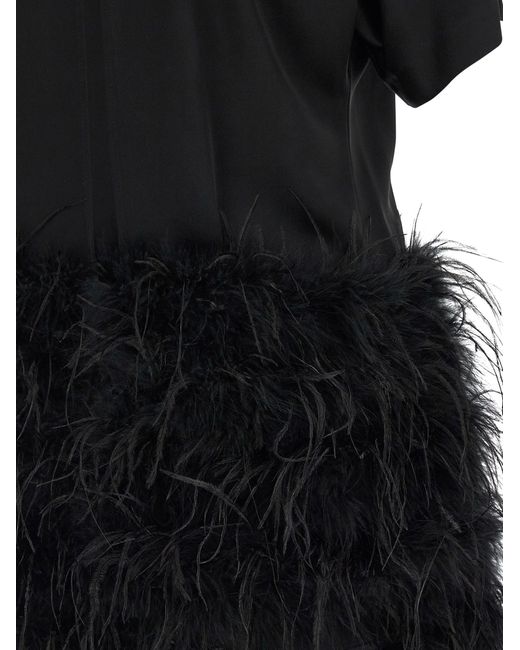 Pinko 'sapientino' Jurk in het Black