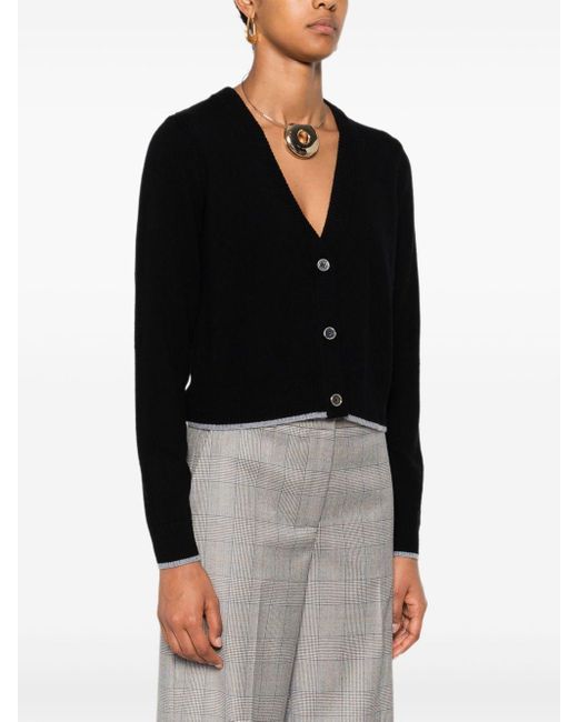 Pinko Vest Met Knopen in het Black