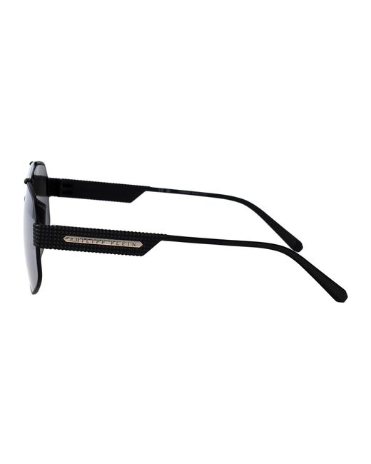 Philipp Plein Gray Sunglasses