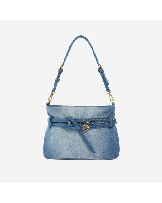 Pinko Blue Small Belt Bag Mini Shoulder Bag