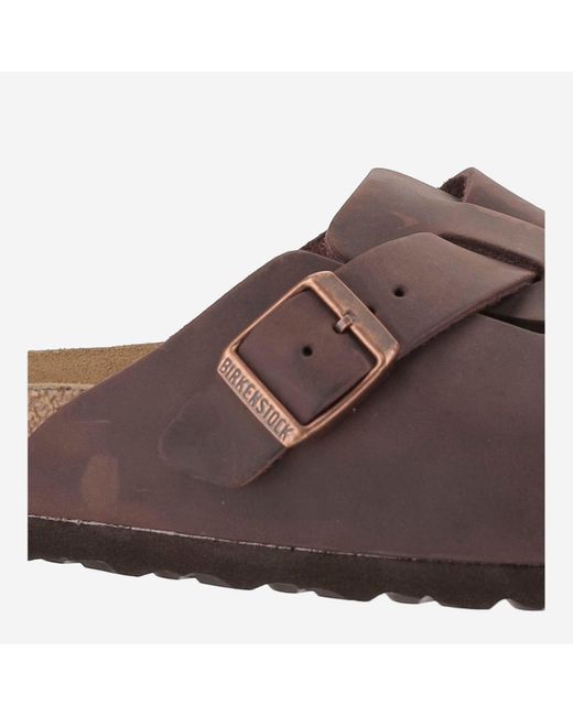 Birkenstock Brown Boston Maultiere